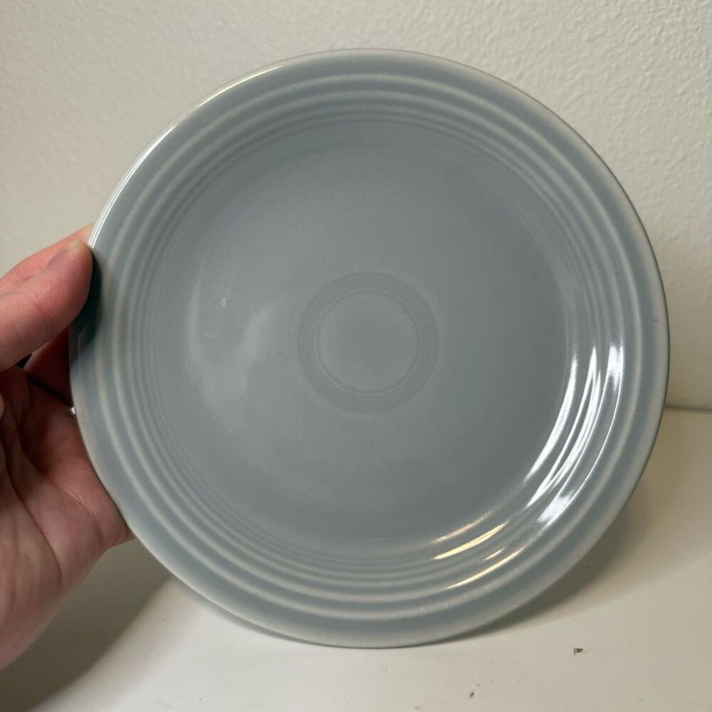 Vintage Fiesta Homer Laughlin 7” Salad Plate in Gray